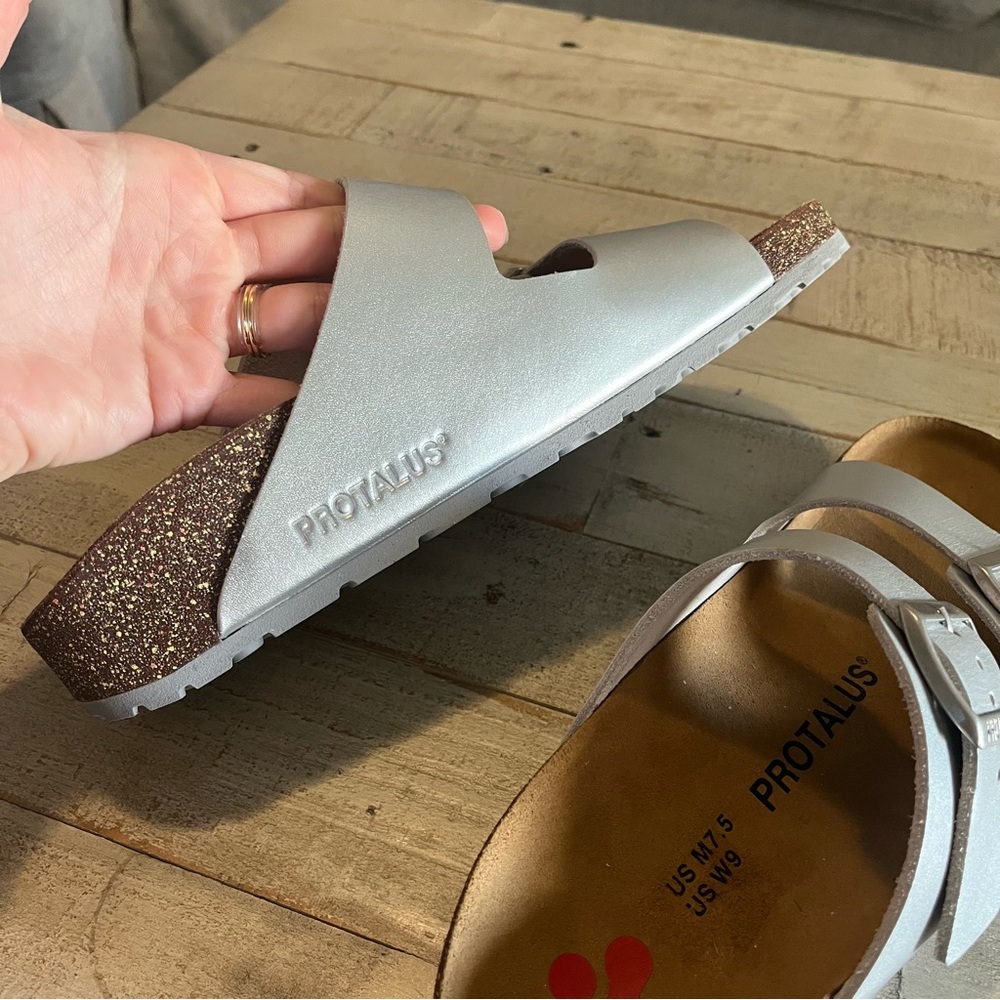 Protalus Cascade Silver Two-Strap Arch Support Sa… - image 6